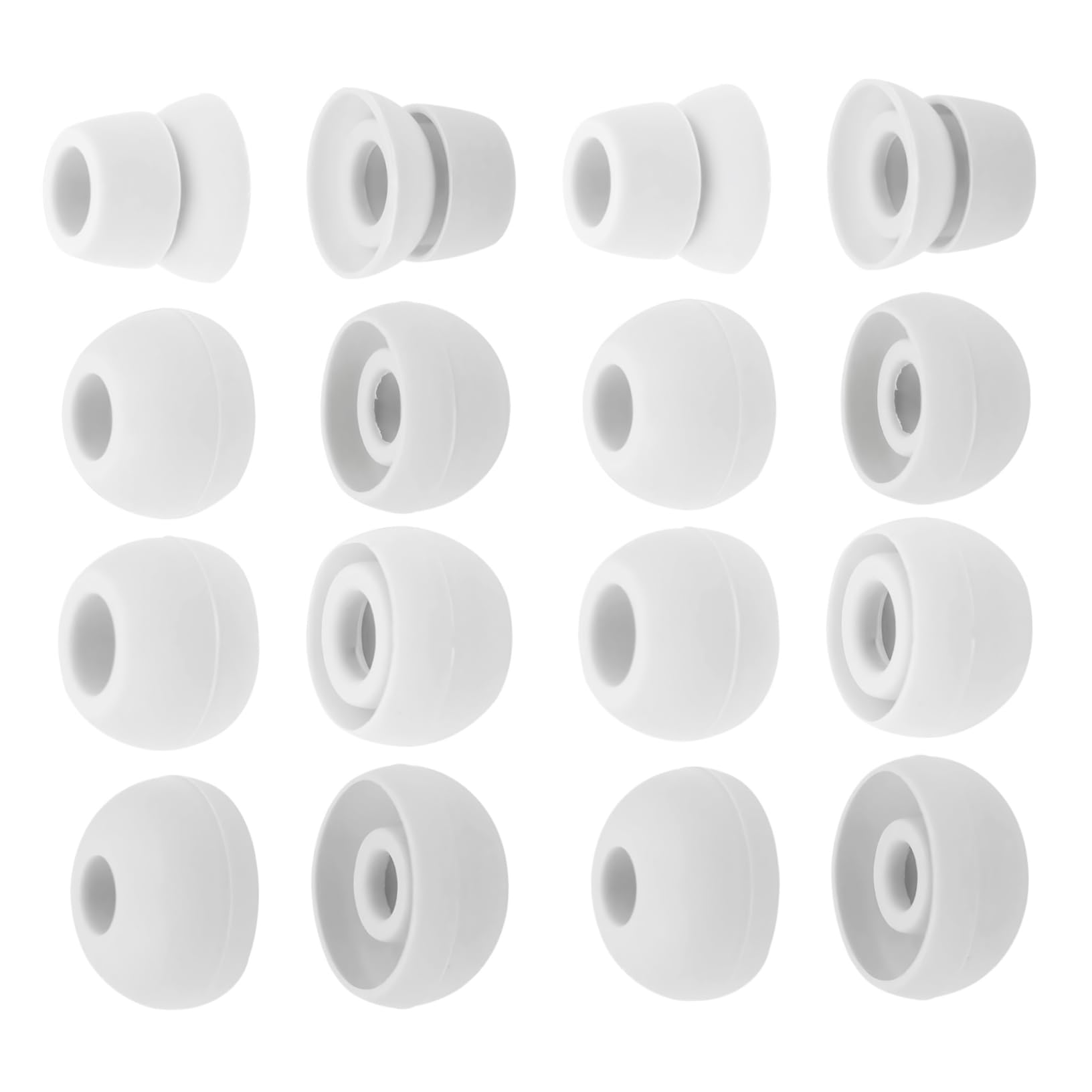 Generic Silicone Earbuds Earmuffs Comfortable Earphone Case Covers Compatible with Pro Noise Soft Material for Fitness Activities White