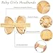 CellElection 30 Colors Baby Girls Headbands 6Inch Big Bows Elastic Hair Bands Headbands Hair Accessories for Newborns Infants Toddlers Kid