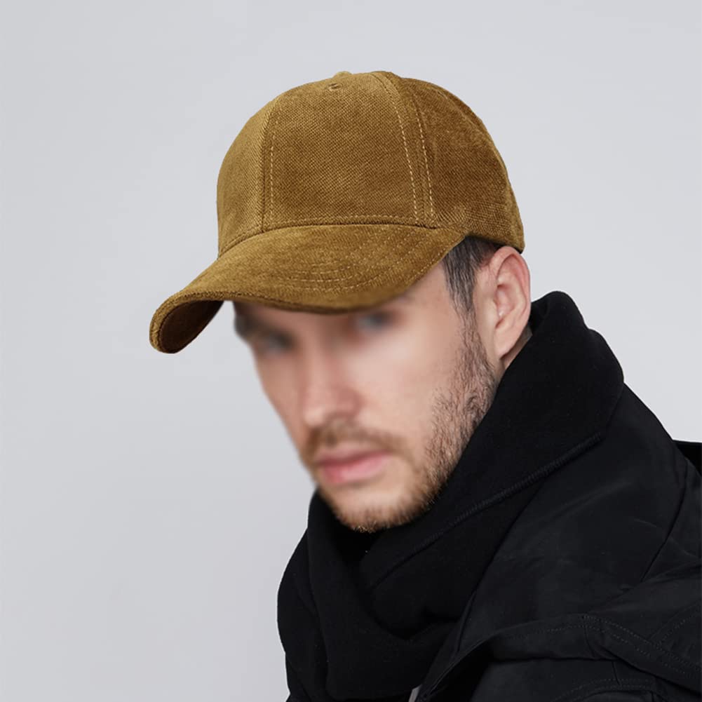 Berretto da Baseball Cappello da Sole Visiera da Sole Berretto da Golf Vintage Autunno Inverno Cappello Regolabile per Uomo Donna