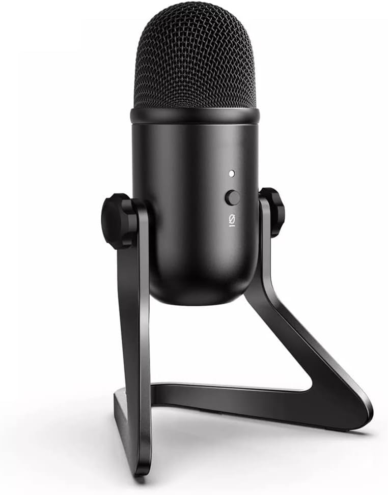 USB Microphone for Recording/Streaming/Game, for Professional Microphone, Microphone Headphone Output and Volume Control