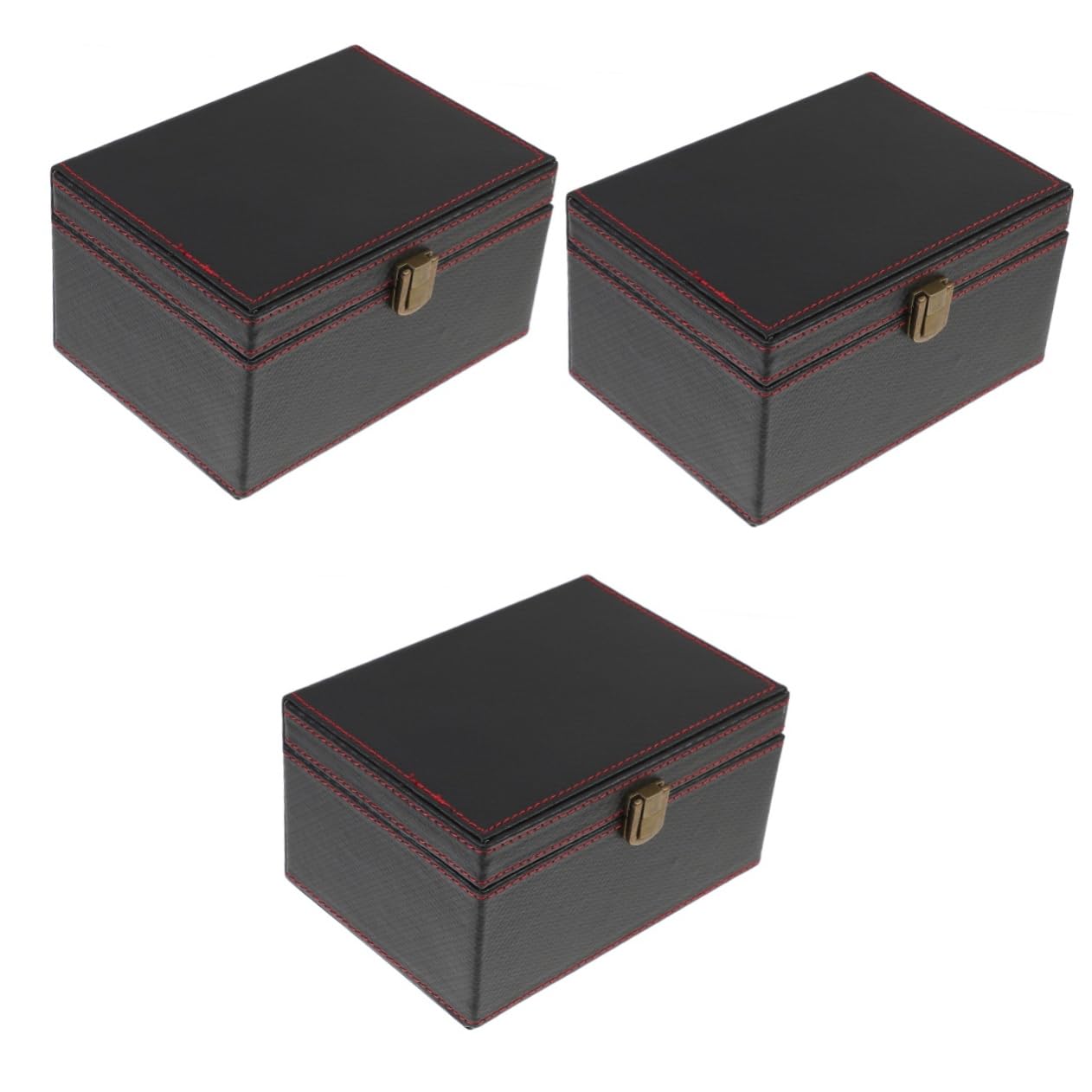Mobestech 3pezzi Scatola Organizer Per Chiavi Auto Carbonio Gabbia Faraday Antiradiazioni Per Telefonini e Accessori Capacità Protezione Sicura Per Auto