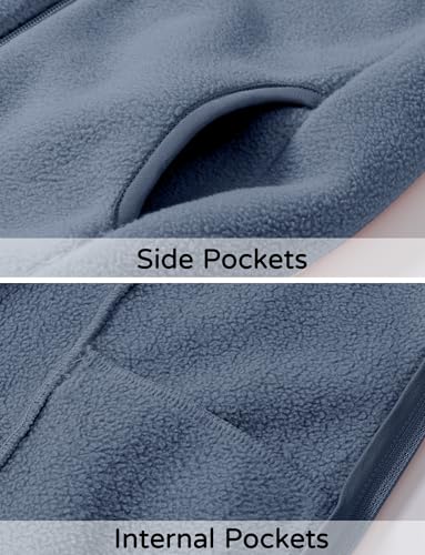 Happy Cherry Boys Girls Polar Fleece Vest Zip Up Sleeveless Coat Unisex Winter Warm Jacket Outerwear Kids 5-12 Years3