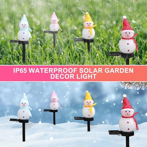 Luces de camino de Navidad solares para decorar entradas 6