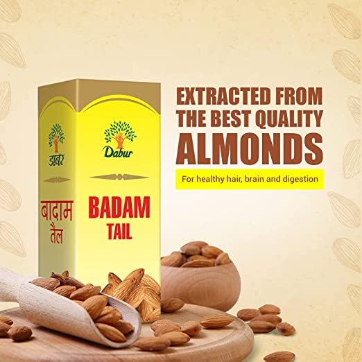 XONA Badam Tail - 100ml | Sweet Almond Oil | Rich in Vitamin-E | For Healthy Hair & Skin | Sharpens Brain | Improves Digestion | Extracted From Almonds