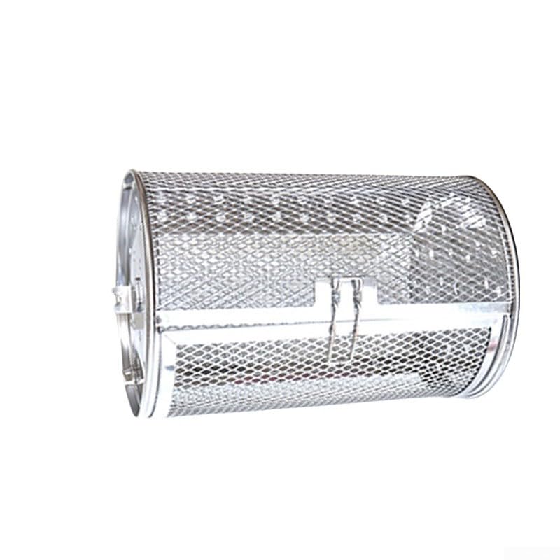 Cesta para parrilla de barbacoa fácil de transportar hecha de acero inoxidable, perfecta para acampar al aire libre y diversión en el patio trasero (180 x 300)