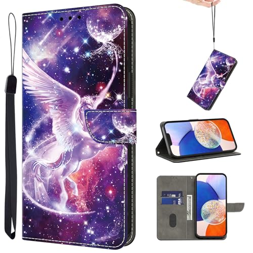 Étui pour Redmi A5 4G anti-choc, protégez votre écran 6,9 pouces des chutes avec ce rabat licorne