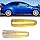 Sequential Amber LED Side Marker Light for Mitsubishi Lancer Evolution X Mirage Outlander Sport Front Side Fender Marker Lamps Smoked Lens
