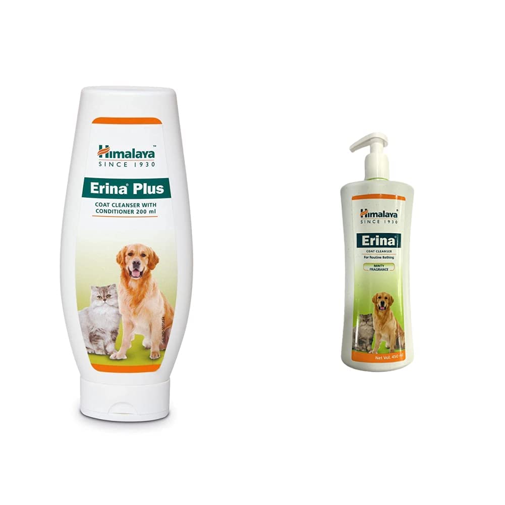 Himalaya Combo of Erina Plus Coat Cleanser with Conditioner, 200 ml & Erina Coat Cleanser, 450 ml (B07SCZ13HR) Amazon Price History, Amazon Price Tracker