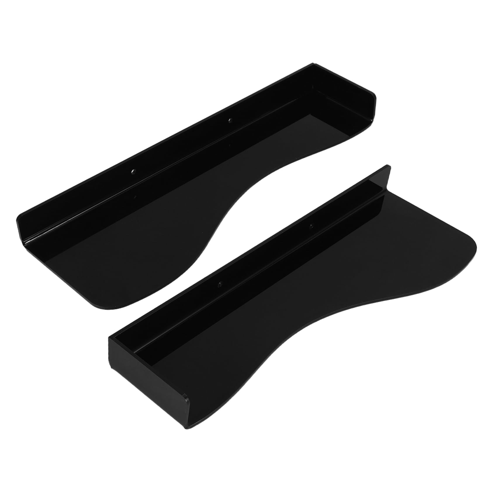 KOMBIUDA Minimalist Design Acrylic Shoe Racks Wall-Mounted Shoe Display for Living Room Bedroom Entryway