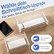 semper plastic Acrylglas Monitorständer transparent - deutsche Herstellung - Exklusive Monitorerhöhung aus 10mm Acrylglas - Premium Bildschirmständer - deutsche Handarbeit