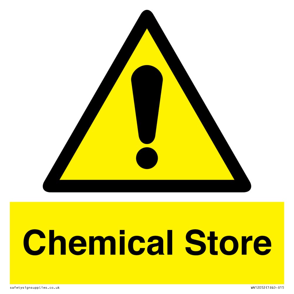 Chemical Store Sign - 150x150mm - S15