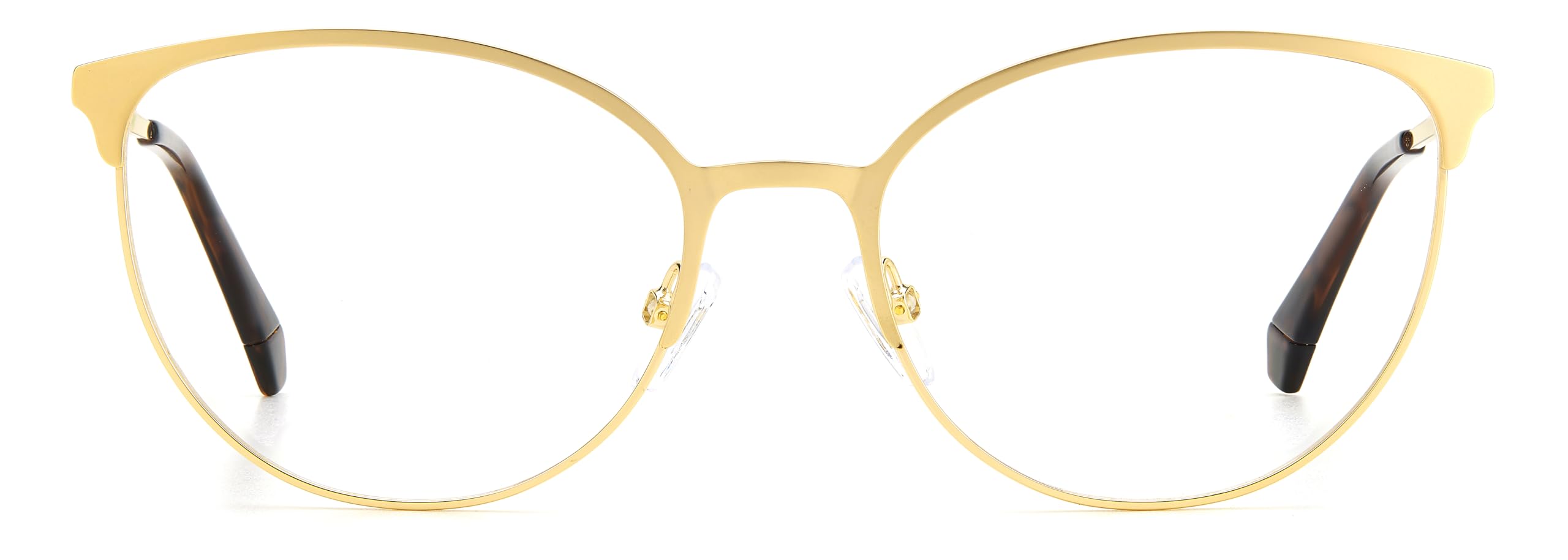 Polaroid PLD D443 Cat Eye Eyeglasses for Women, 56 mm Size, Gold