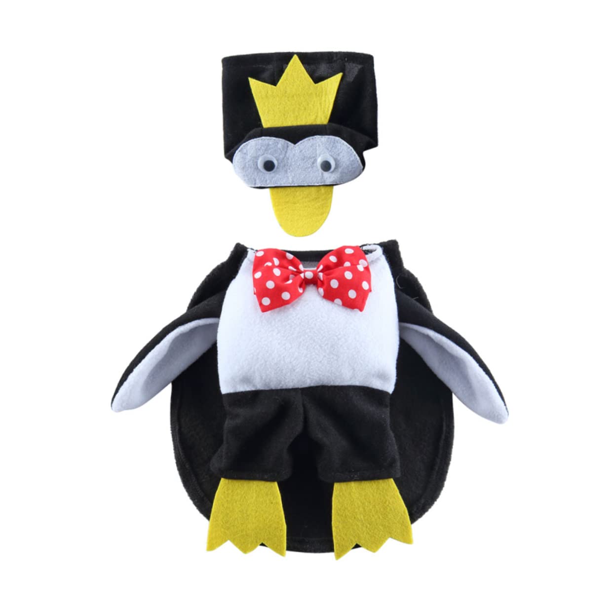 YARNOW 2 Set Pet Trasformazione Costume Halloween Pet Costume Cane Del Capo Cat Pinguino Mantello Animale Del Fumetto Costumi Del Cane Pinguino Costume Del Cane Costume Di Babbo Natale