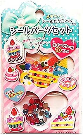 Amazon Co Jp シールパーツセット シールになるペン専用 スイーツシール 10柄入り Pt 7 おもちゃ