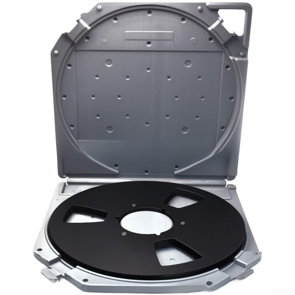 Caja de almacenamiento de cinta de carrete a carrete, caja de casete para cinta de audio, contenedor de almacenamiento de carrete de cinta magnética, caja de almacenamiento de grabadora de cinta