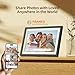 Digital Photo Frame,10.1 Inch Frameo Digital Picture Frame, 1280x800 IPS LCD Touch Screen,Auto-Rotate,16GB, Supports SD Cards,Share Moments Instantly via Frameo App from Anywhere,Gifts for Your Loves
