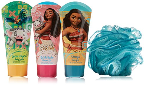 Vaiana Set Gel, Loción, Champú y Esponja - 1 pack