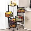 EUNEWR 3/4/5 dieren roterende groentenplank organizer keuken, roterend meerlaags keukenrek, roterend groenteframe op…