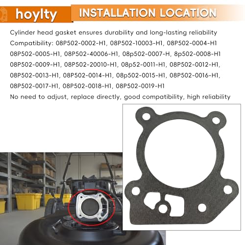 Image of Replace Valve Head Gasket Compatible with B S 799586 Gasket, Fits 08P502 09P702 09P602 Series 300E 450E (2)