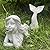 Generic BGBWBFBR Handmade Mermaid Statue Set with Blue and White Starfish: A Beautiful Addition to Your Home Décor, ry-001