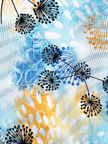 Image of Home Sizzler 210TC Floral Fusion Elastic Fitted Double Bedsheet with 2 King Size Pillow Covers