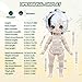 XiDonDon NAGI Fourth Generation The Untrammeled Traveler Series Ob11 1/12 Bjd Doll Gift Figure Toy Cute Action Anime Figures Dolls Toys (Single Box)
