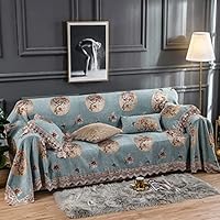 Amazon｜マルチカバー ブルー 両面 コットンブレンド 多機能 おしゃれ