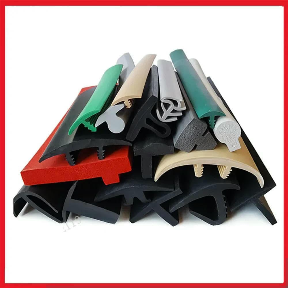 Joint d'étanchéité en caoutchouc silicone en forme de T 3 x 15 mm 2 m pour porte et fenêtre