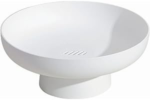 White Fruit Bowl: The Epitome of Kitchen Counter Organization