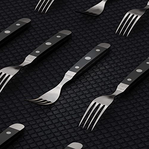 Fourchette de table forgée main GÜDE Solingen noir ALPHA 9 cm - 4