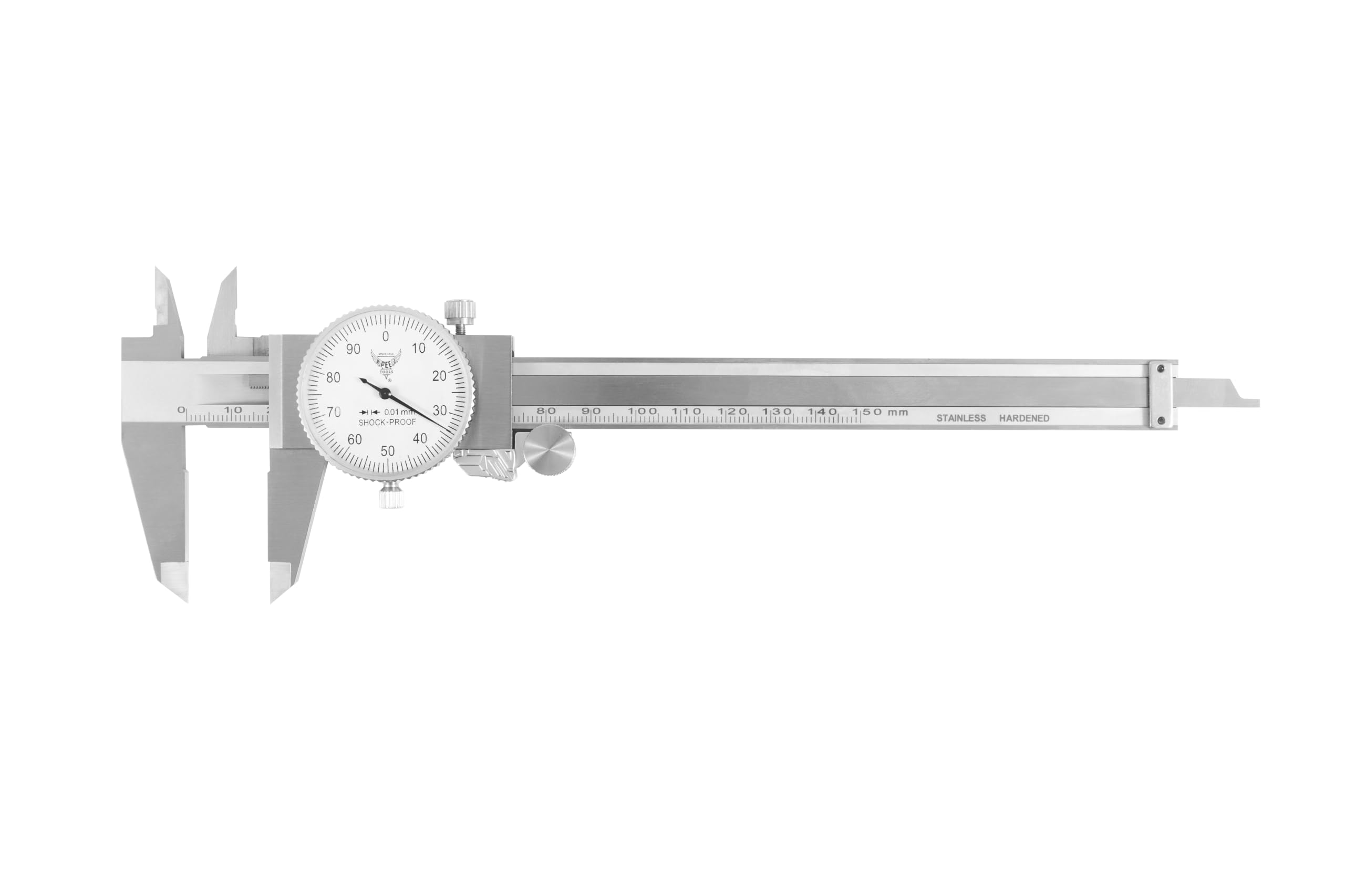 PEC Tools 6 Inch Dial Caliper - DIN 862 -15