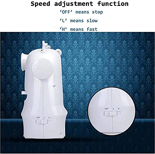 Máquina de coser de 12 puntadas con luz LED XMING para arreglos 6