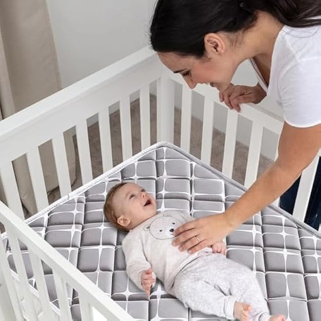 Premium Dual-Sided Baby Crib Mattress and Toddler Mattress - 52 x 27.6 x 5 - Breathable - Firm Soft - Fits Standard Cribs and Toddler Beds