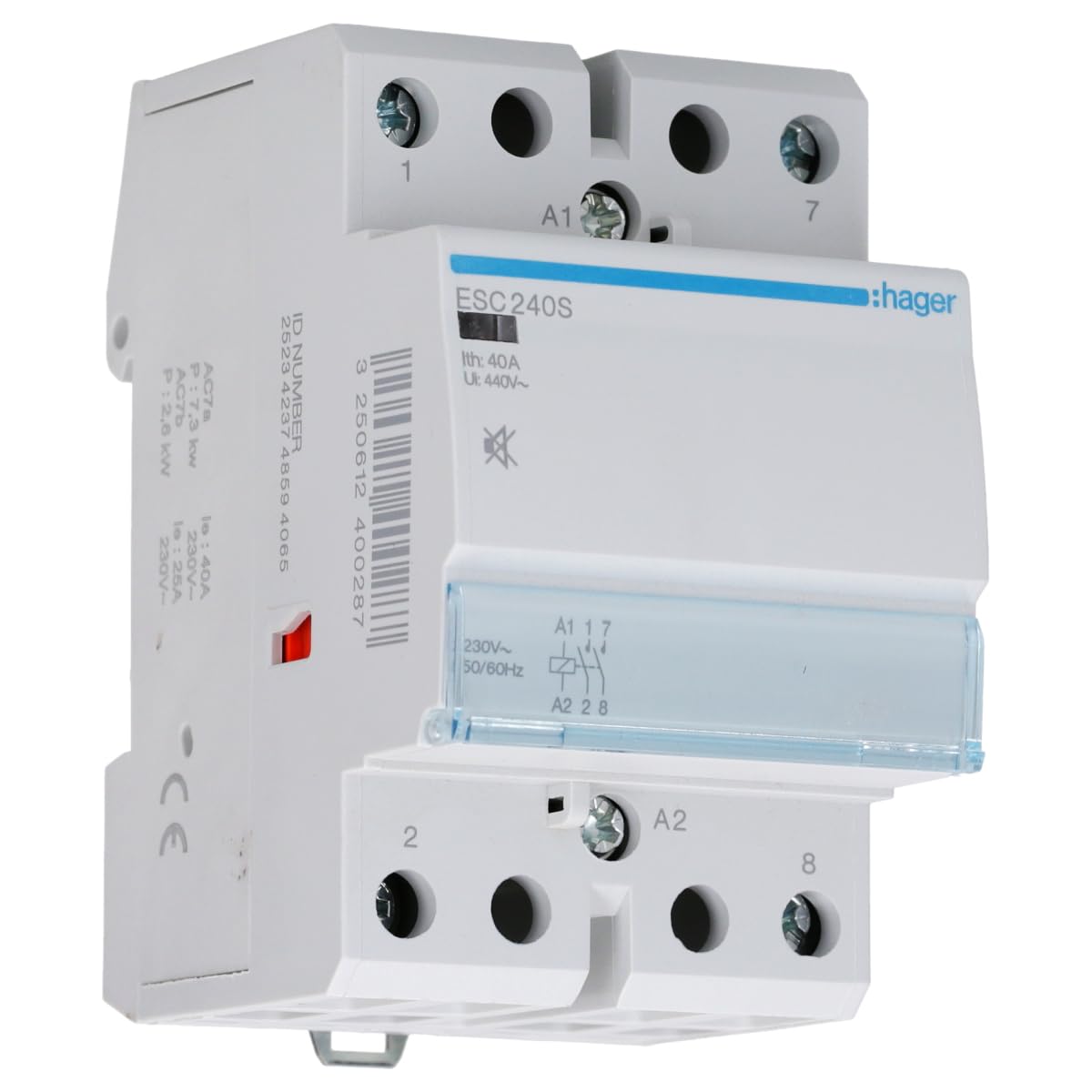 Contactor Silencioso, 40A, 2NA, 230V-image