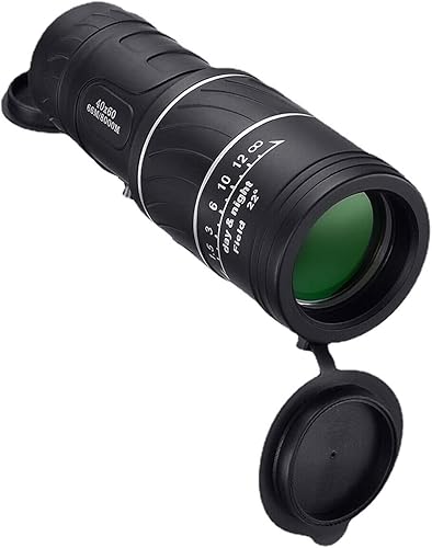 WAKISO Telescopio portátil de 40 x 60 pulgadas binoculares de zoom monocular profesional HD de caza nocturna telescopio de visión grande color A