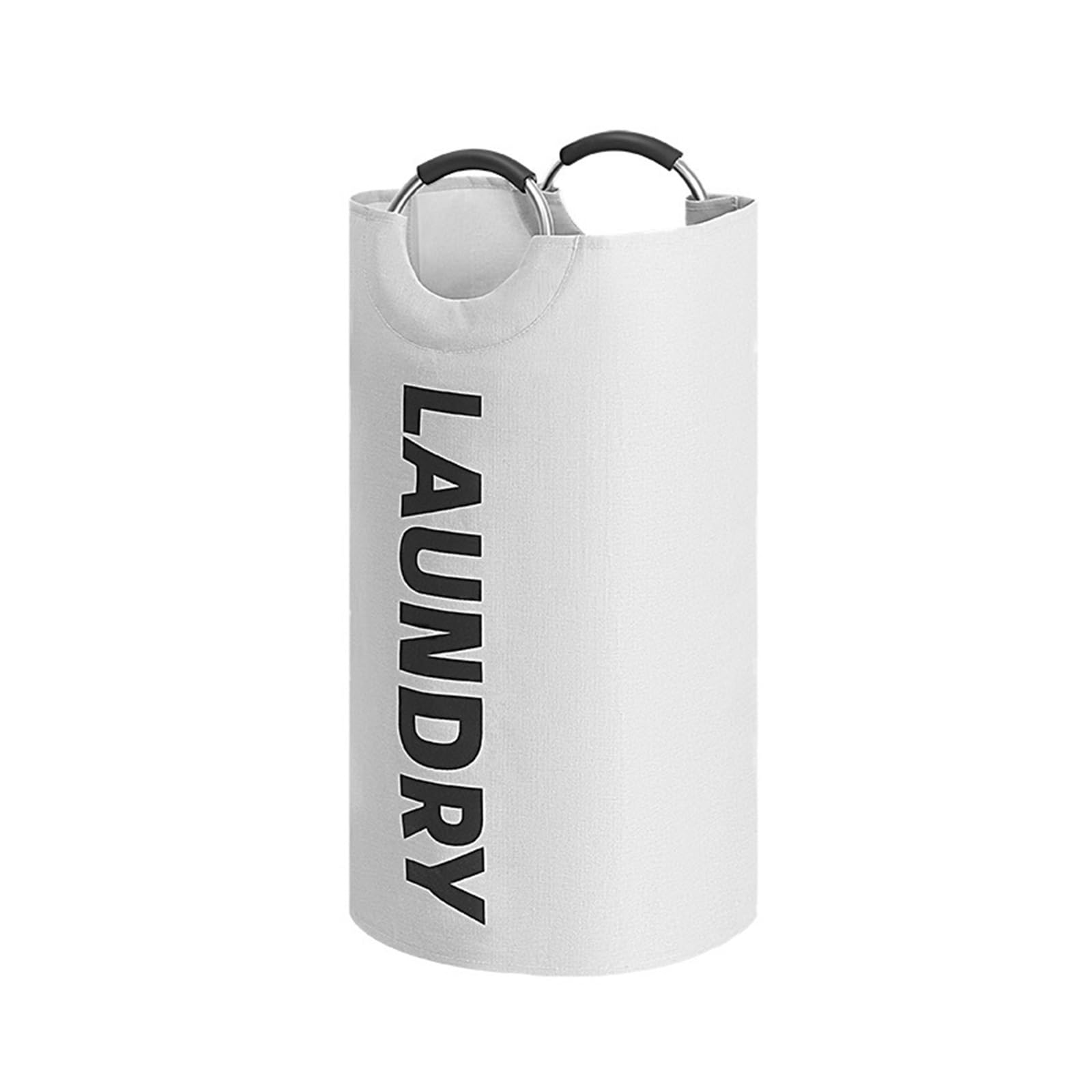 Dirty Clothes Hamper Cloth Laundry Storage For Bedroom Daily 90L(1pc White)