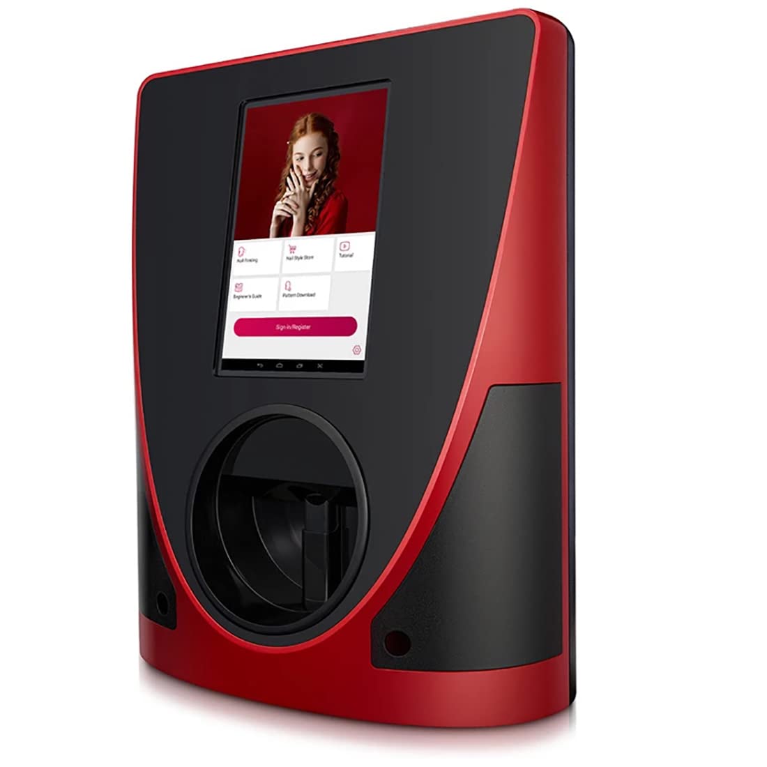 3D Automatic Manicure Printer Smart Nail Art Printer 10.1 inches Photo Pattern Printing Nail Film Printer, Automatic Smart, Printing and Rying as One, Nail Printer Professional Nails Art Equipment