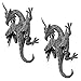 Design Toscano Horned Dragon of Devonshire Wall Sculpture: Set of Two