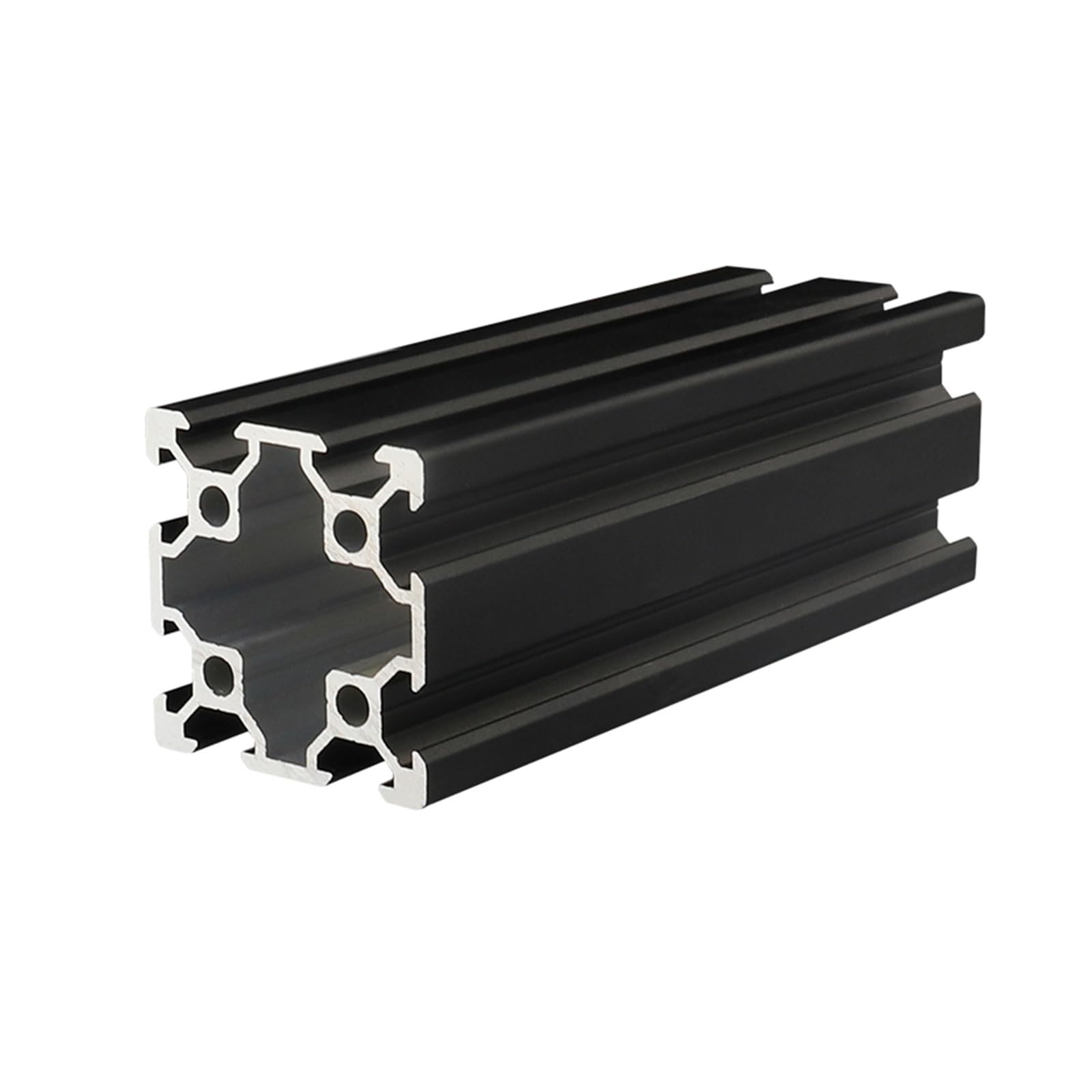 4040 Black Double Slot V-Slot Aluminum Extrusion Profile for CNC 3D Printers 1PC(650mm)