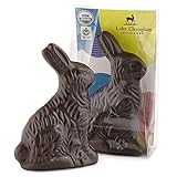 LAKE CHAMPLAIN CHOCOLATES Organic Dark Chocolate Bunny, 1 OZ