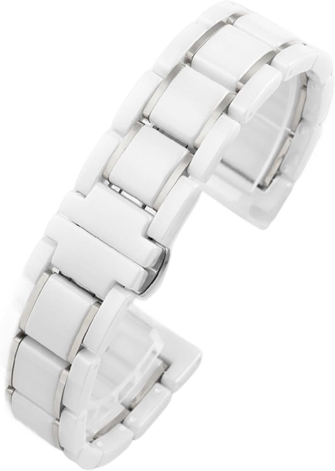 Ceramic Stainless Steel Strap Watchband Sport Watch Band Unisex Accessories
