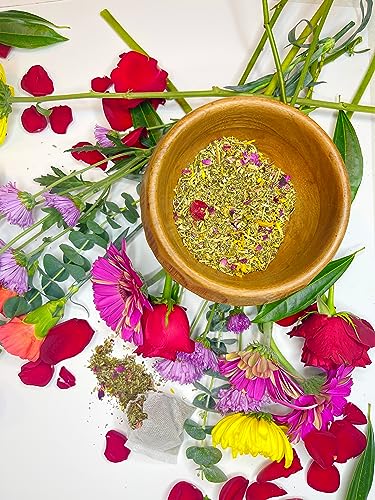 Image of Menopause Yoni Steaming Herbs | 1 Month Supply | 100% Organic Herbal Blending | Hormone Replacement Therapy, Relaxing