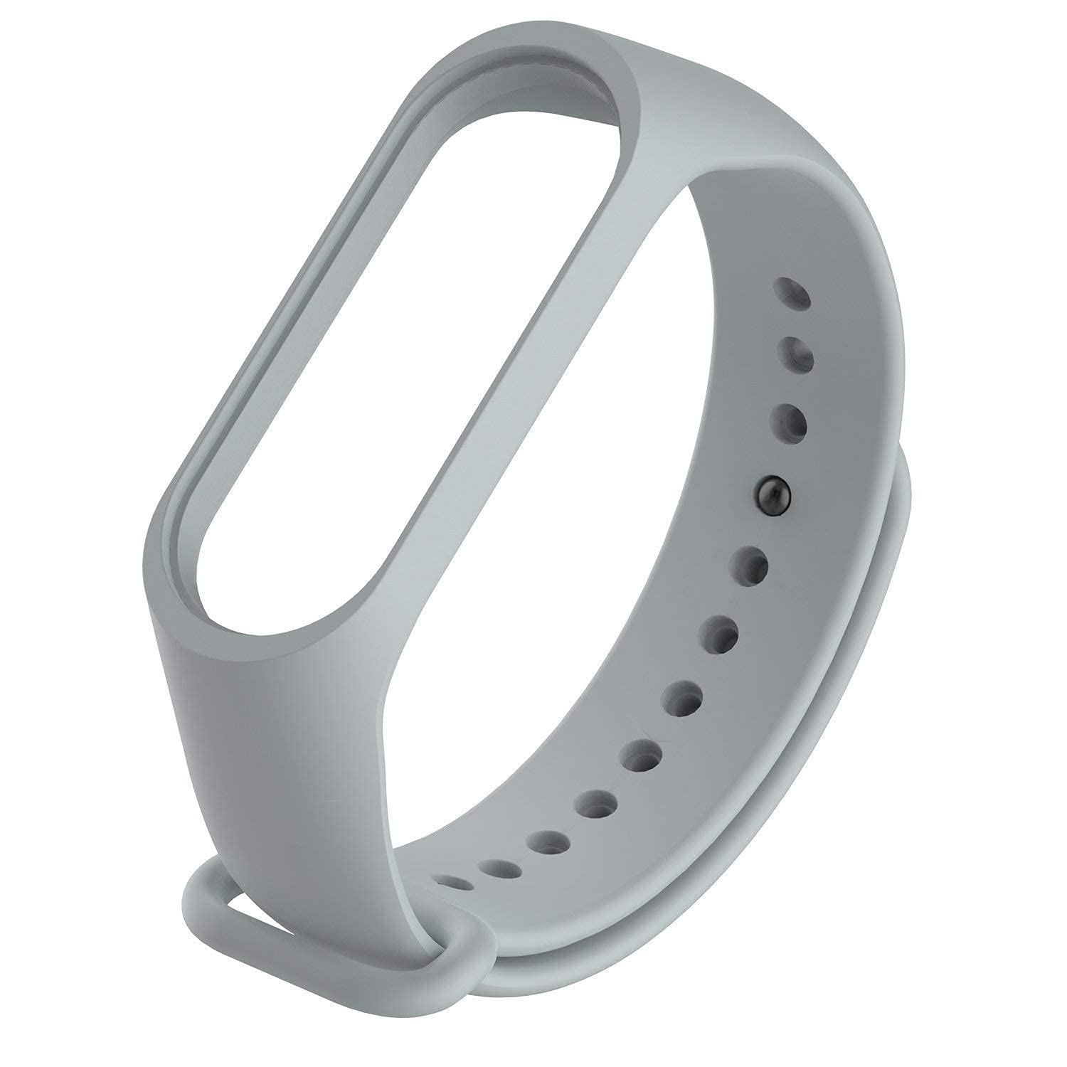 JTTON Replacement Silicone Strap for Mi Band 4 / Mi Band 3, Silicone Material, One Size (NOT FOR Mi Band 5/6/7) (Ash Grey) (B0D7SK75QW) Amazon Price History, Amazon Price Tracker