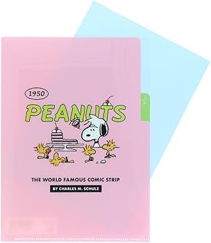 Amazon | ピーナッツ A5クリアファイル 3P 【ピンク】スヌーピー