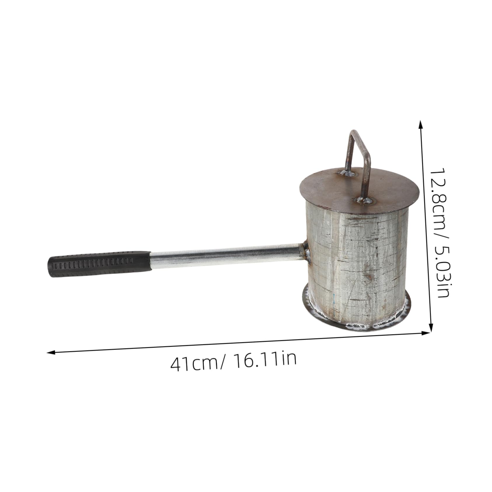 Garneck Carbon Barrels Barbecue Grill Carbon Stove Removable Cables Garbage Shovel Cleaner Black Steel