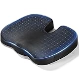 【医師推薦】椅子 クッション 座布団 お尻が痛くならない チェアパッド 腰痛 姿勢矯正 低反発クッション 高通気性 カバー洗える 滑り止め付き オフィスチェア 車椅子 自動車用 父の日/母の日/誕生日プレゼント/クリスマス