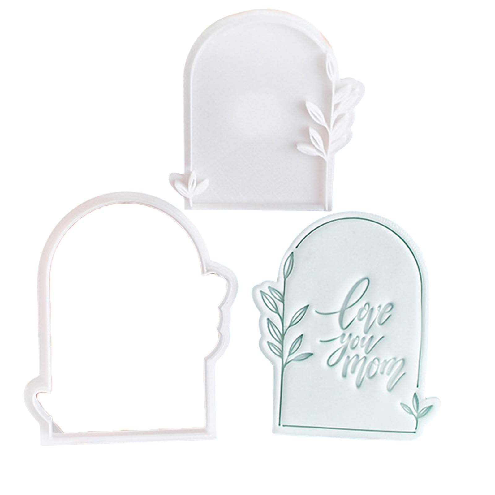 Tsophreniq Day Cookie Stamp Molds Effective Mother ' s Day Cookie Fondant Cutter Functional Biscuits Baking Stamp