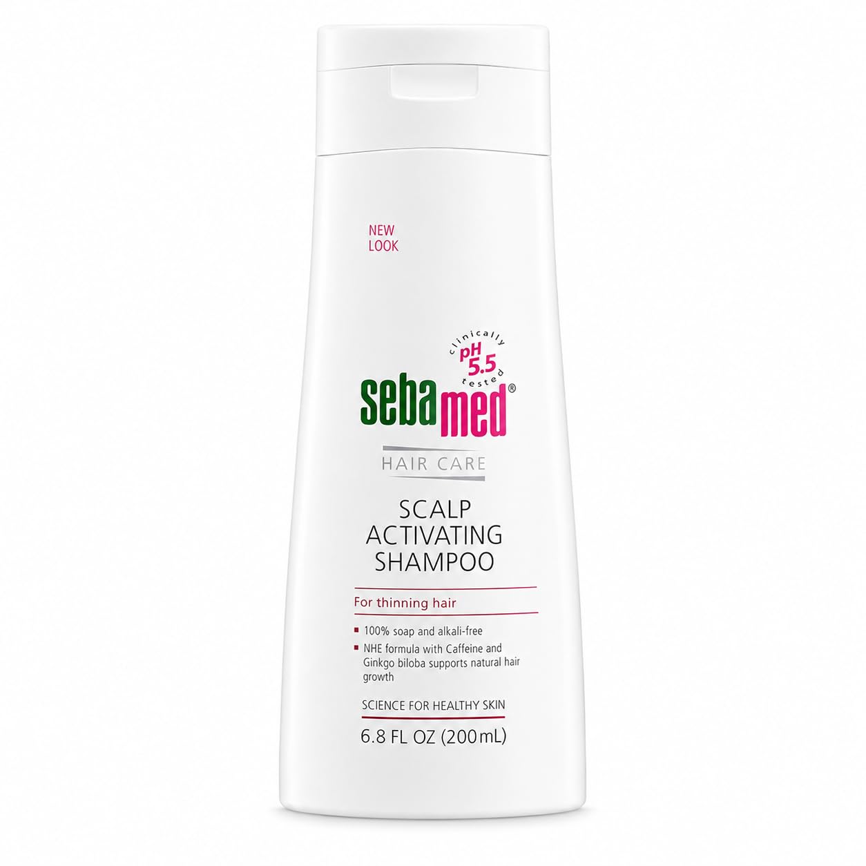 SEBAMED Scalp Activating Shampoo for Thinning Hair Supports Natural Hair Growth Helps Fight Hair Loss Dermatologist Recommended 6.8 Fluid Ounces (200 Milliliters) 1 Pack