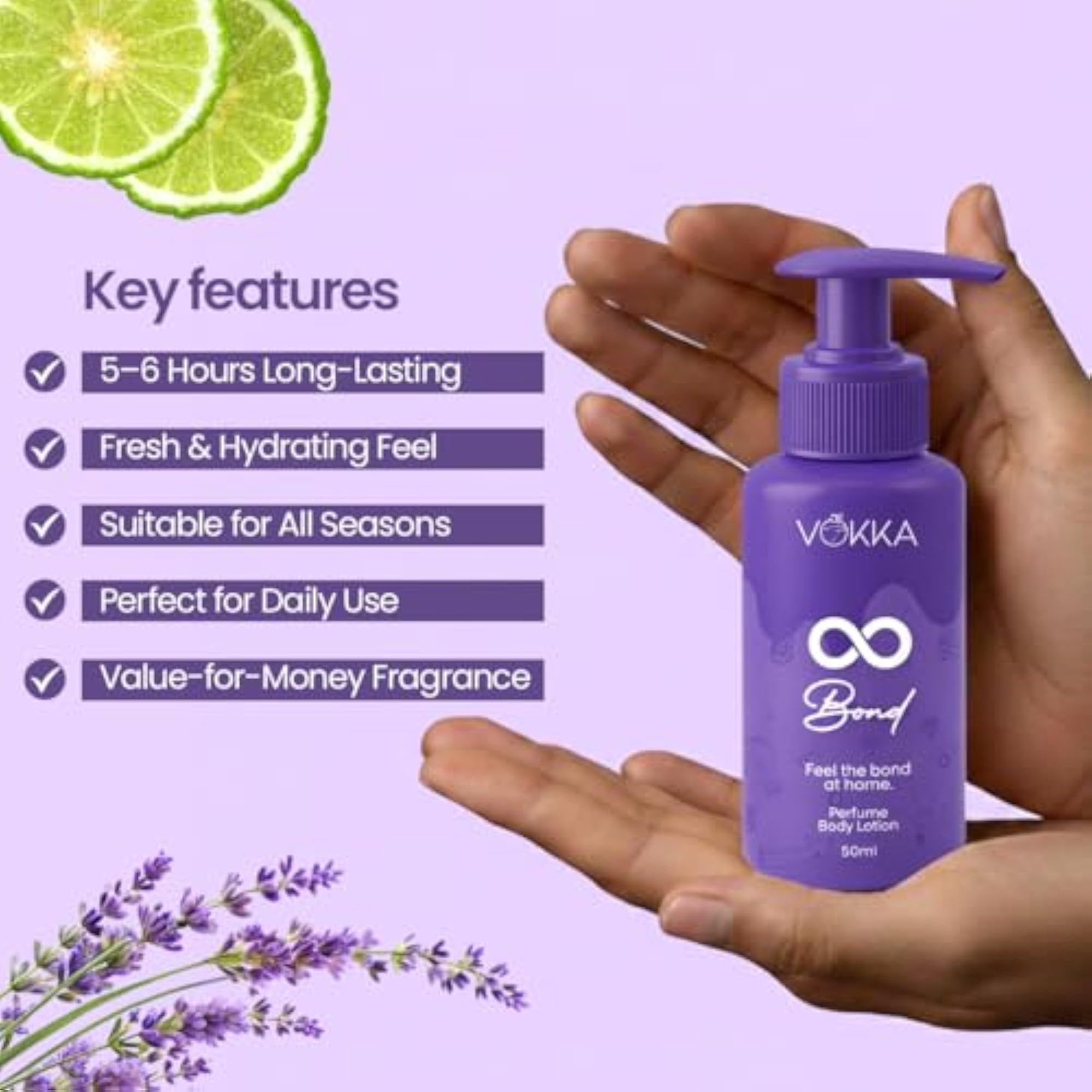 Ritual & Bonds Vanilla Orchid & Warm Woody Perfume Body Lotion Combo
