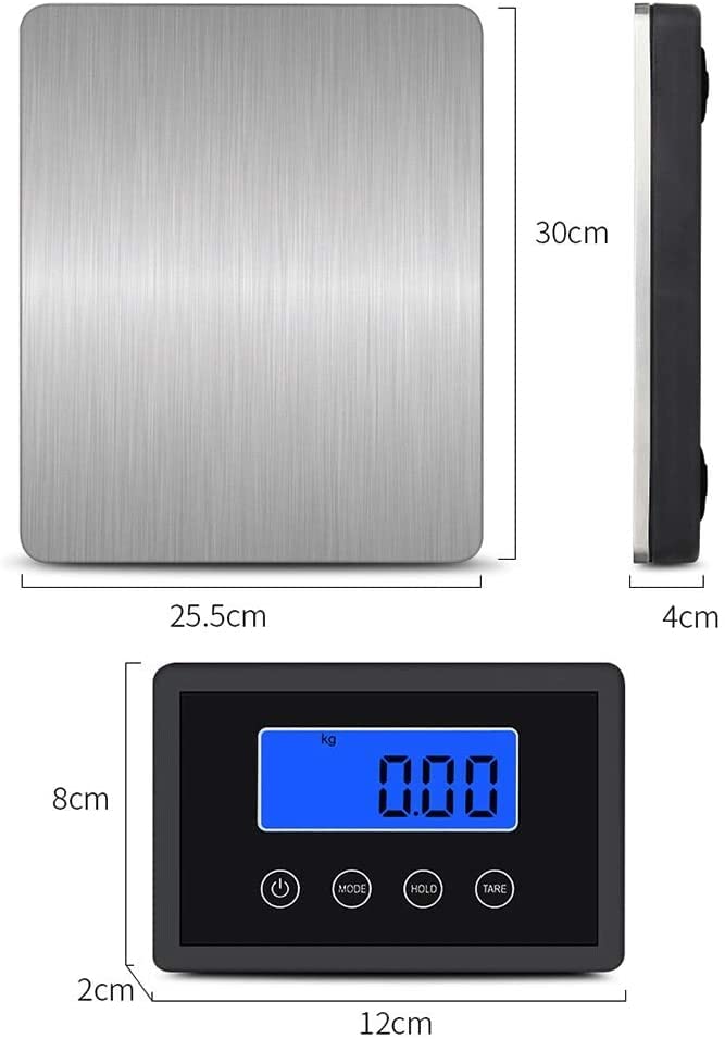 Báscula Electrónica Digital Alta Precisión 180kg Plata miniatura 4